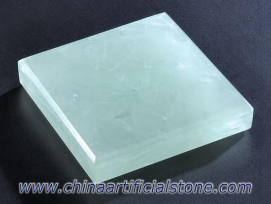 Ice Green Jade Glass Stone Glass2 Recycled Glass Slabs