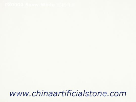 Pure White Artificial Marble Slabs and Tile