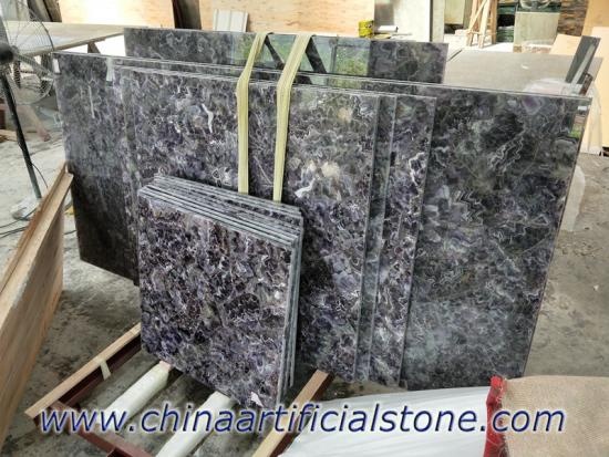 Customized Amethyst Tiles Slabs and Countertops