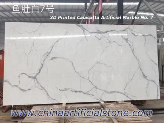 3D Printed Artificial Marble Slab