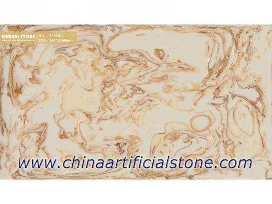Artificial Translucent Faux Onyx Stone Slabs TR8001