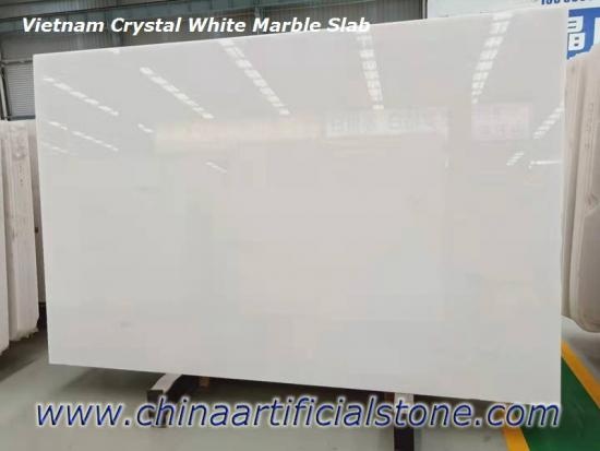 China Top Premium Vietnam Crystal White Marble Jumbo Slabs Factory