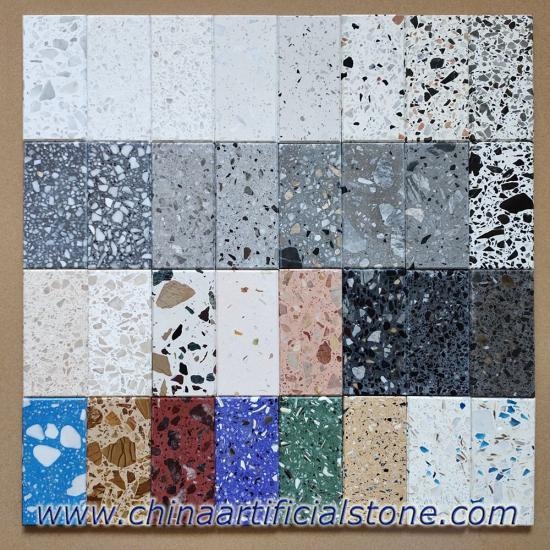 Terrazzo Agglomerate Floor Tile 800x800x20mm