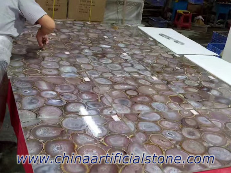 Light Grey Agate Tiles