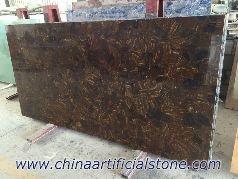 Tiger Iron Brown Gemstone slabs