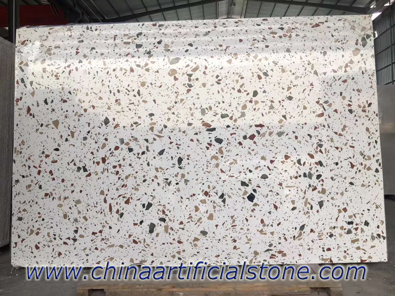 Large Aggregate Colorful Terrazzo Slabs