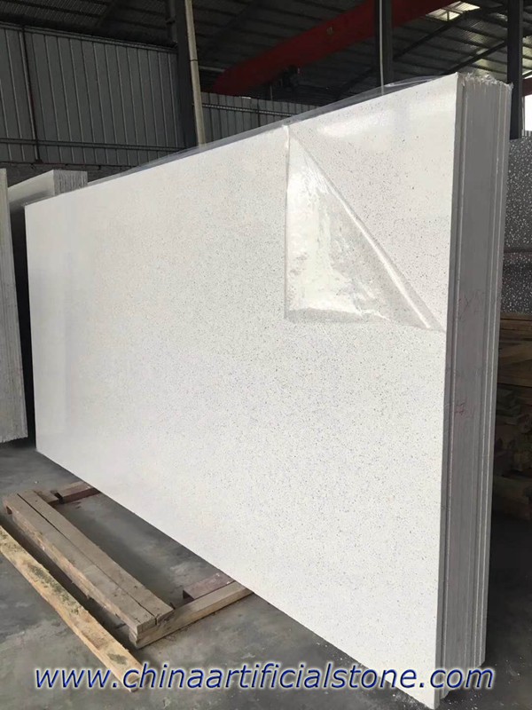 Bespoke Pure White Terrazzo Slabs