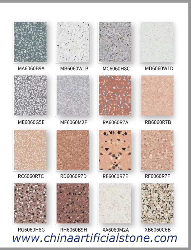 Terrazzo Look Ceramic Tiles 600x600mm