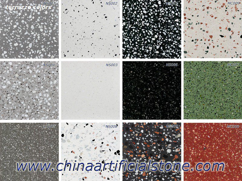 China Terrazzo Slab and Tile Colors