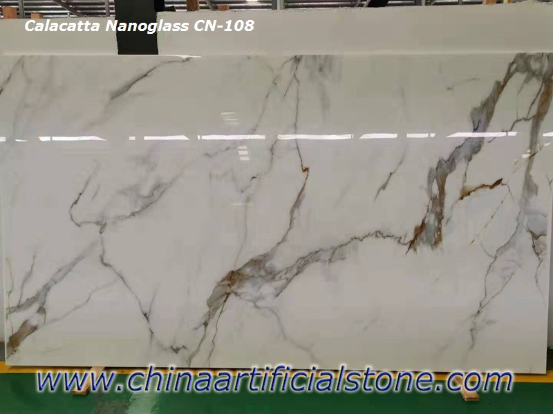 Artificial Calacatta Gold BORGHINI Nanoglass