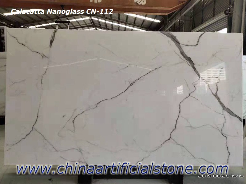 Nano Calacatta White Marble