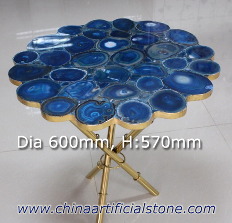 Blue Agate Table