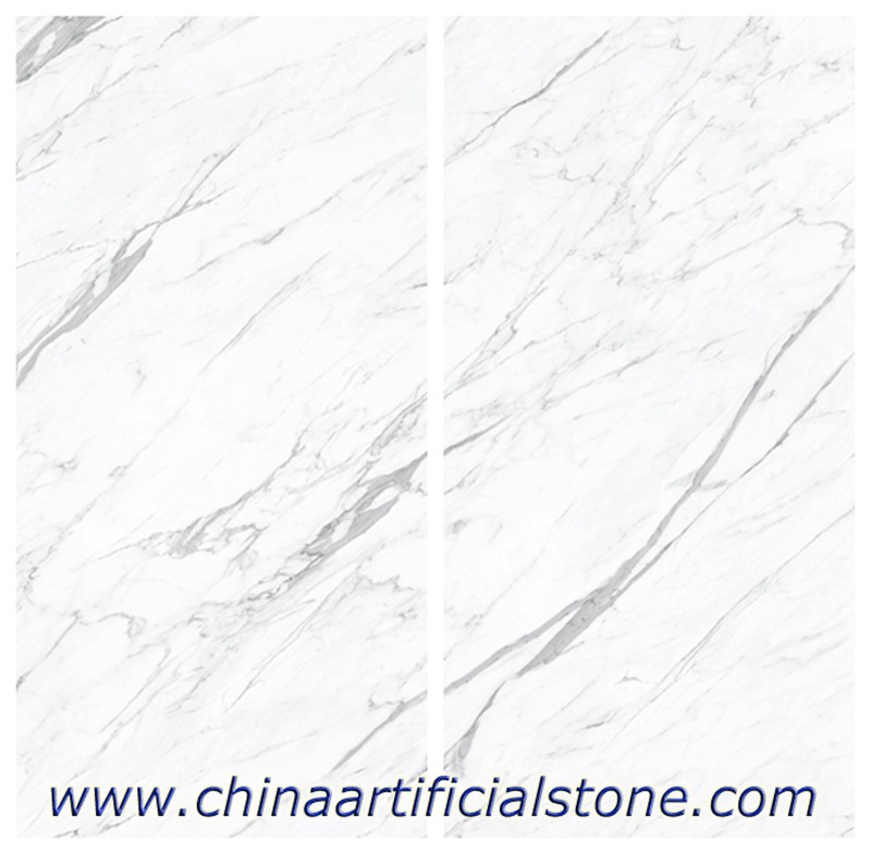 Statuario Sintered Stone Slab Matt