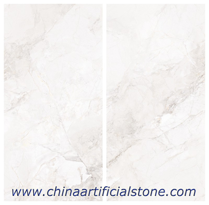 Snow White Sintered Stone Countertop Slabs