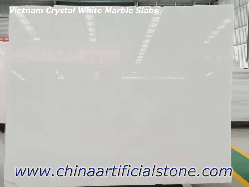 Vietnam Crystal White Marble Slabs