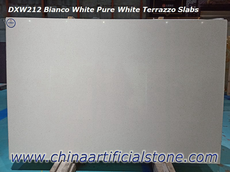 Pure White Italian Terrazzo Slabs