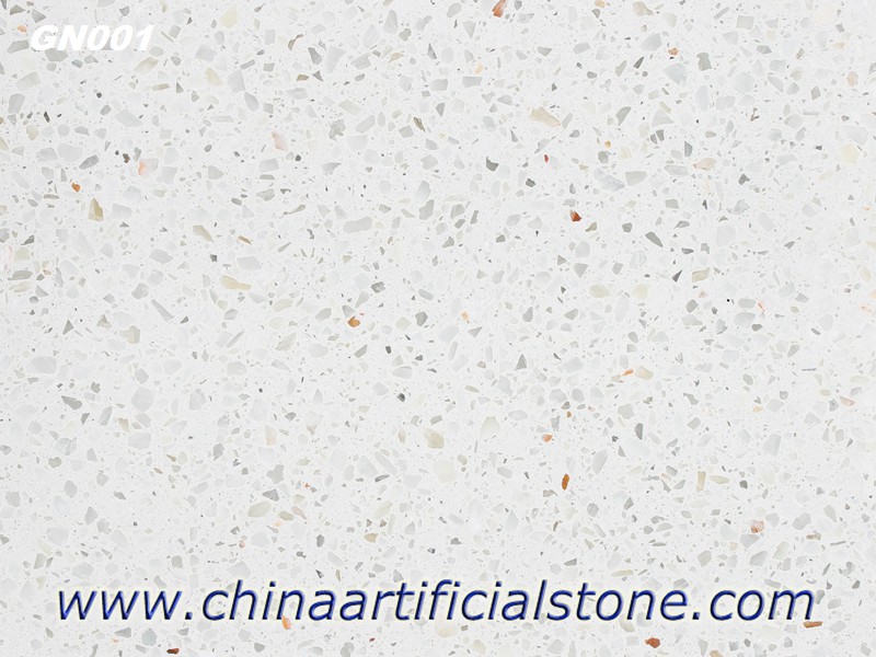 White Terrazzo Floor Tiles