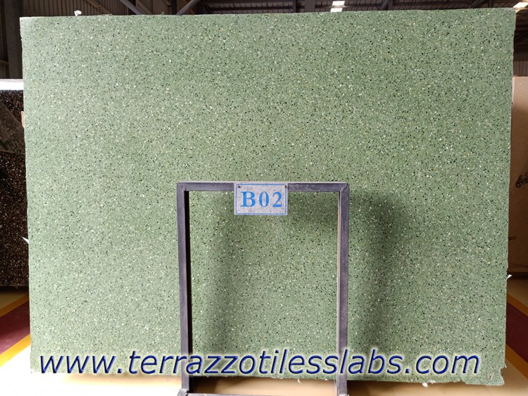 Green Terrazzo Slabs