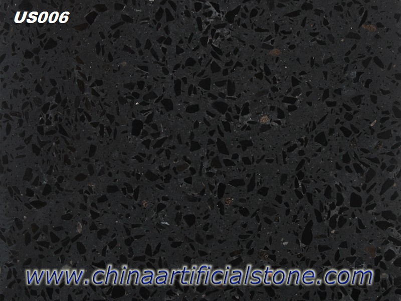 Pure Black Terrazzo Tiles