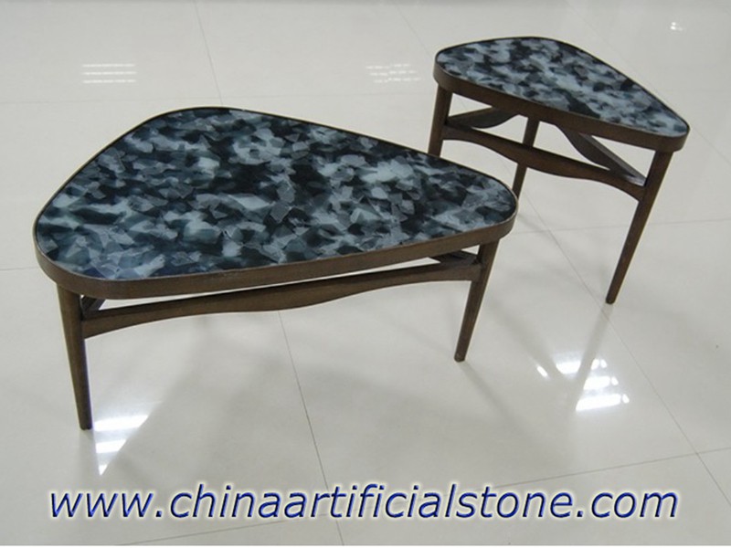 Antarctica Jade Sea Glass Table Tops