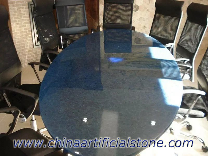 Ocean Blue Glass2 Sea Glass Table Tops