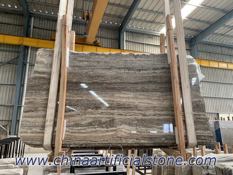 Iran Silver Travertine Slabs