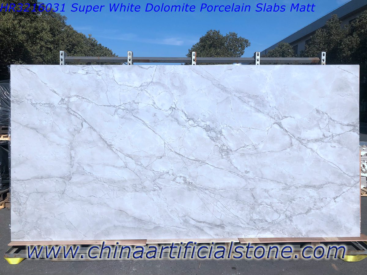 Super White Quartzite Porcelain Slabs