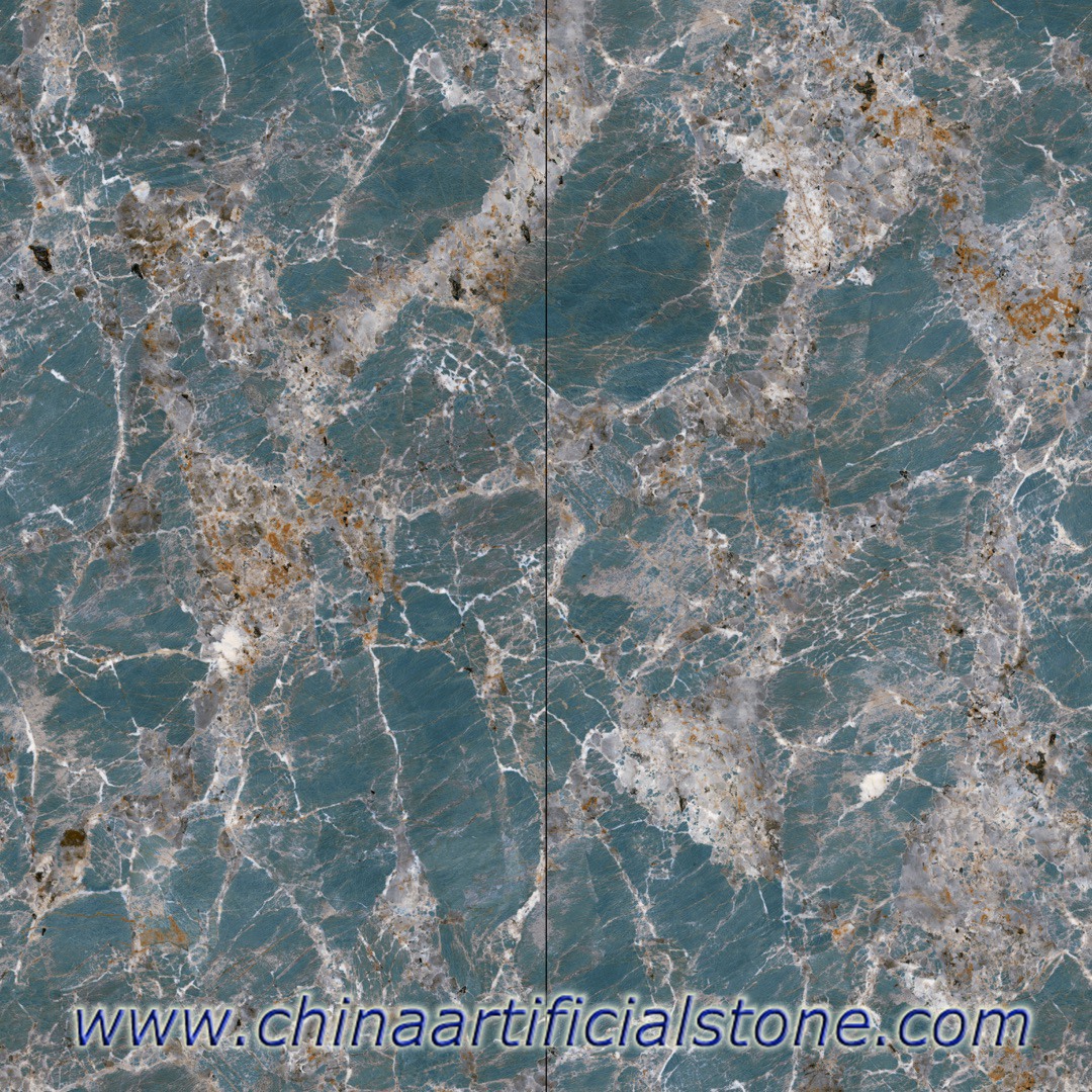 Amazonite Blue Porcelain Slabs