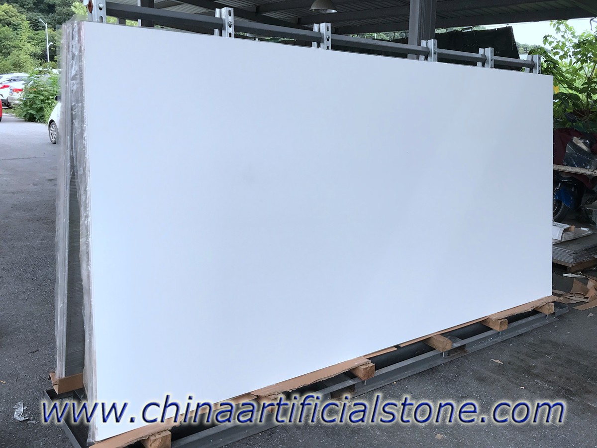 Pure White Sintered Stone 3200x1600 Matt