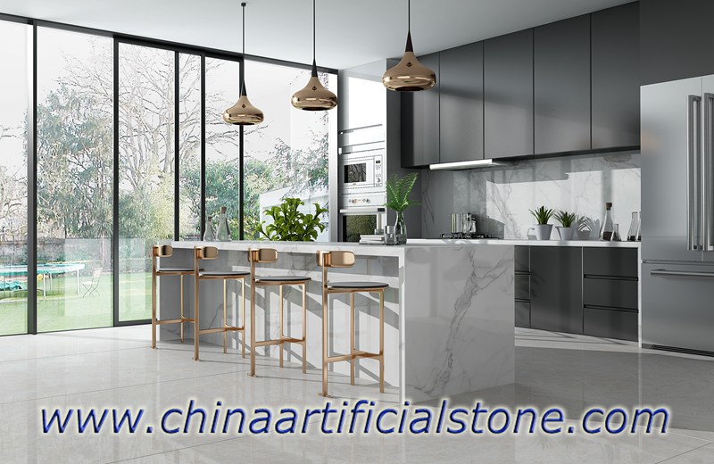 Calacatta Sintered Stone Porcelain Slab countertops