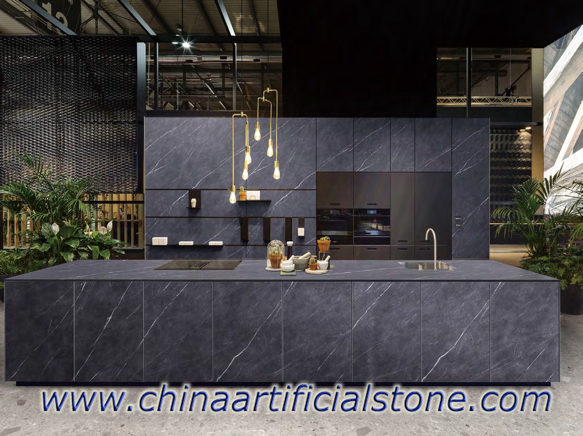 Royal Grigio Sintered Stone Kitchen Countertops