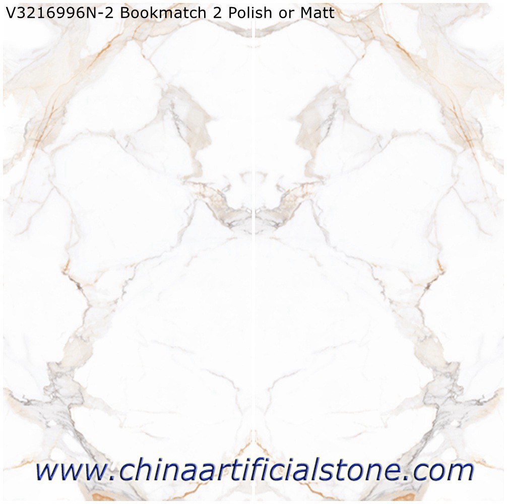 Calacatta Golden Sintered Stone Slabs 1600x3200x12mm