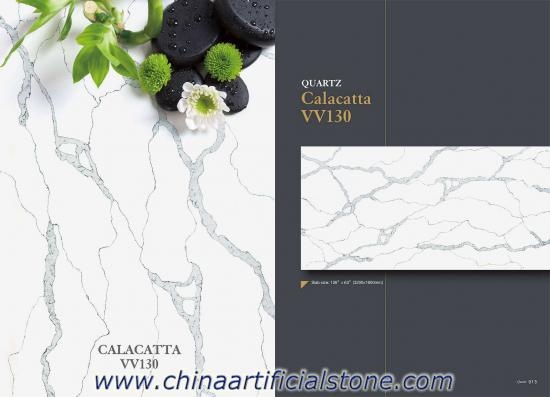 Calacatta White Quartz Stone