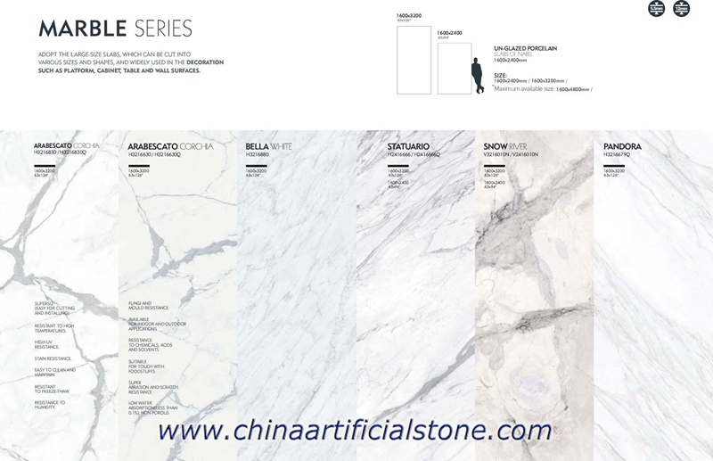 Largest Format Thin Porcelain Slabs For Countertops Suppliers