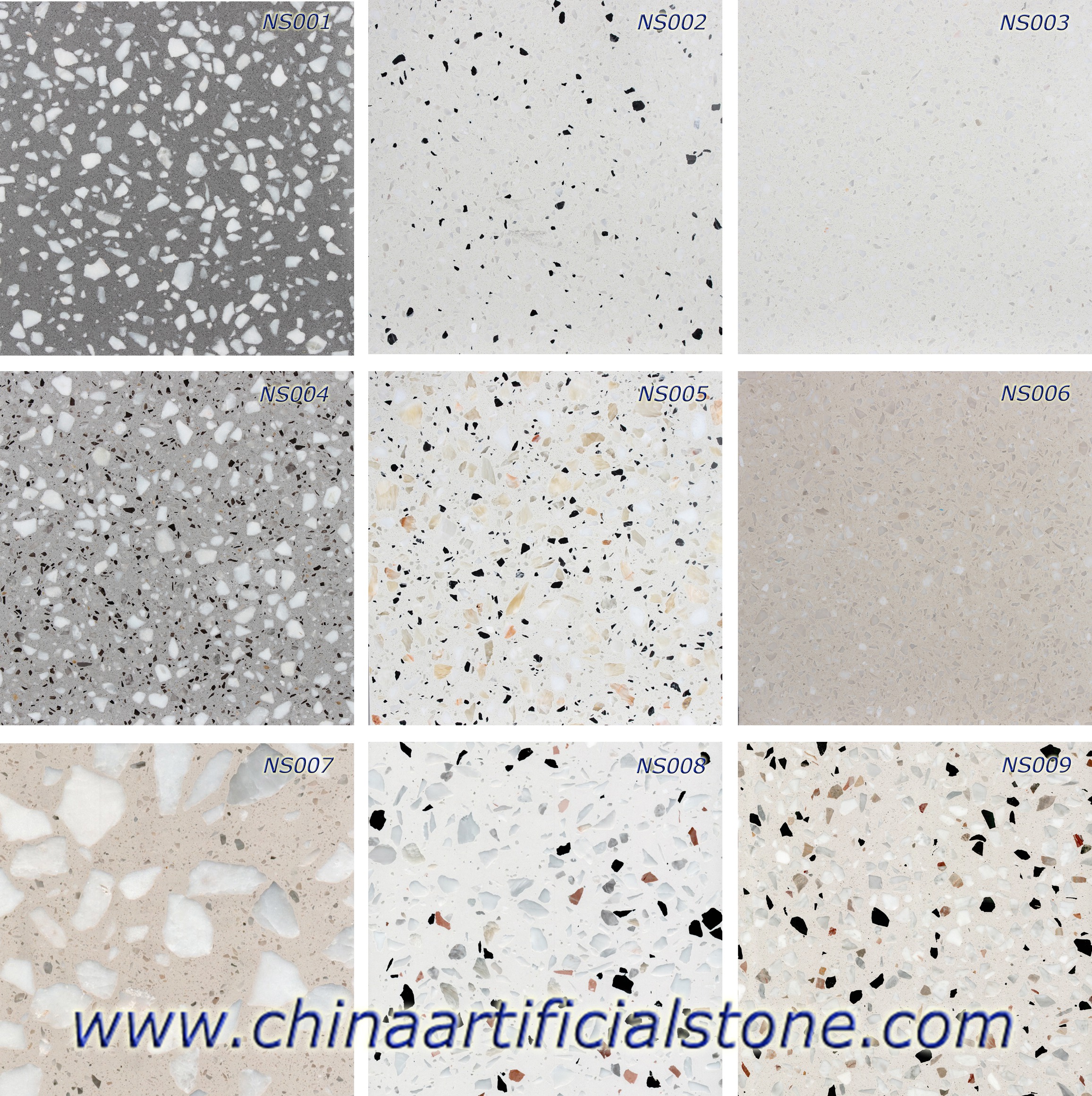 Concrete Terrazzo Stone Floor Tiles 