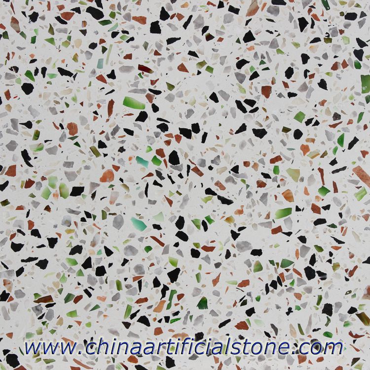 Recycled Glass Concrete Terrazzo For Countertops Suppliers