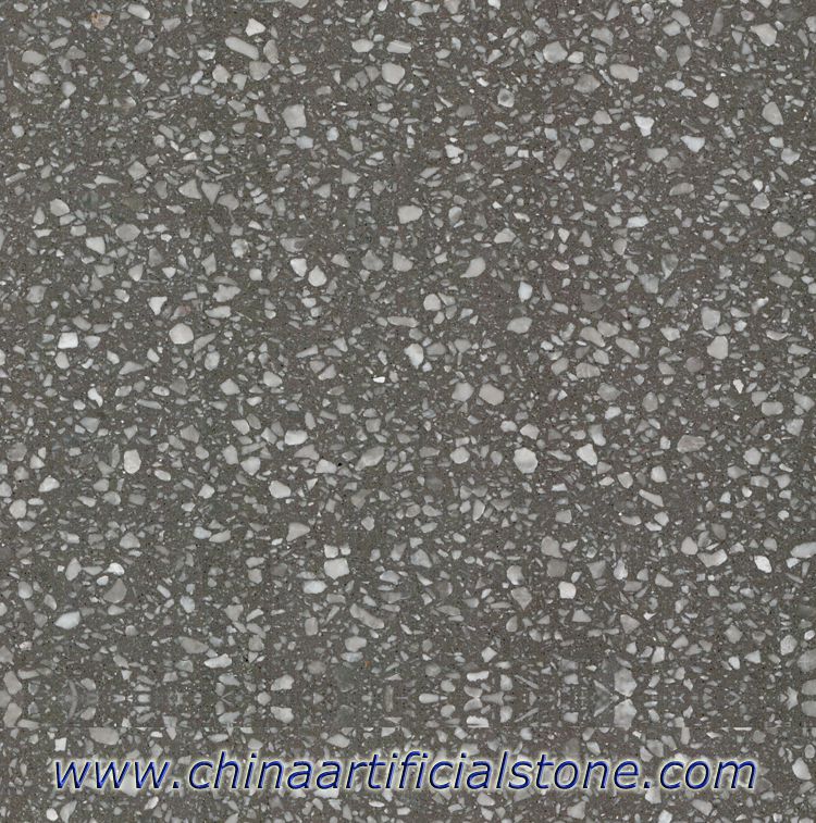 Grey Cement Terrazzo Floor Tiles 