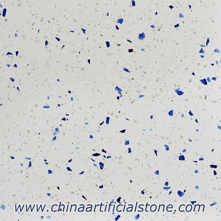 Recycled Glass Concrete Terrazzo for Countertops 