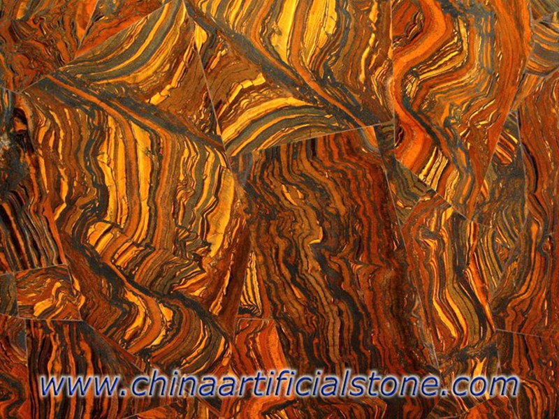 Tiger Iron Brown Gemstone Semi Precious Stone Slabs 