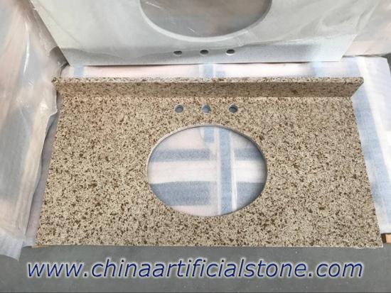 Multicolor Granite Style Quartz Vanity Tops