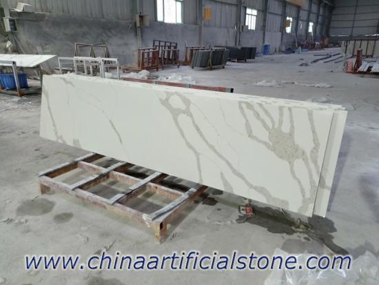 Prefab Calacatta Quartz Countertops