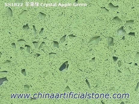Crystal Green Stellar Green Sparkle Quartz Stone
