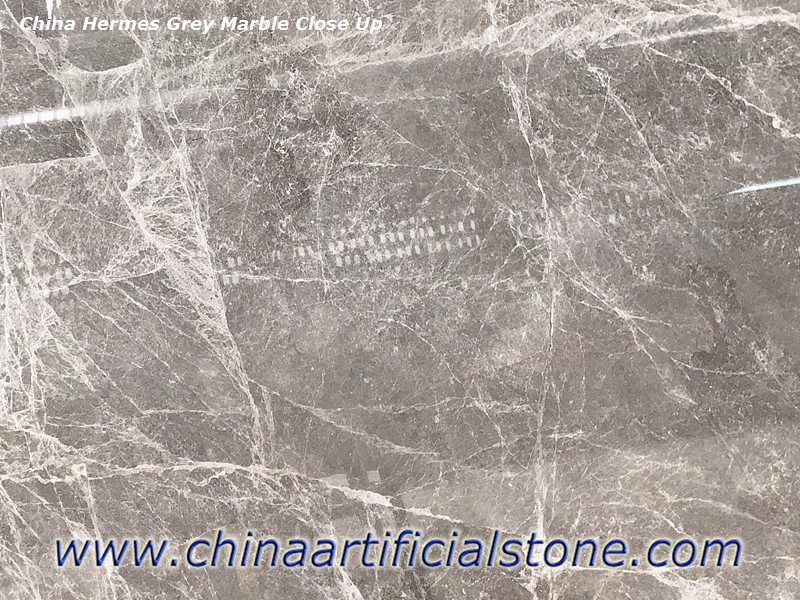 Hermes Grey Marble China Grey with White Veins Marble Slabs 