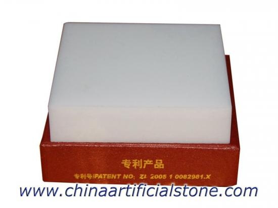 Nano White Crystal Glass Stone Tiles