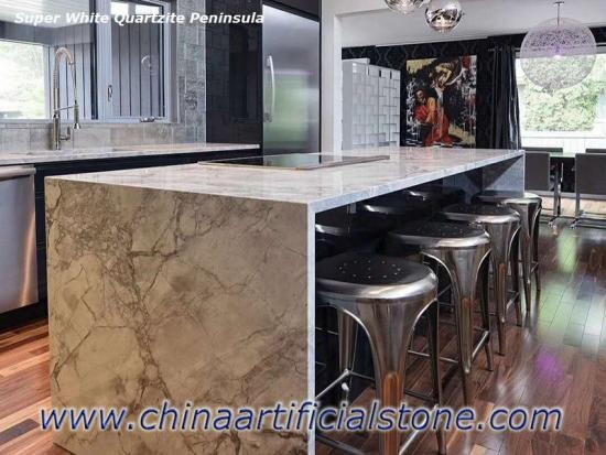 Brazil Super White Quartzite Countertop