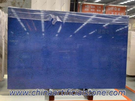 Pure Blue Electrolytic Granite Stone Slab