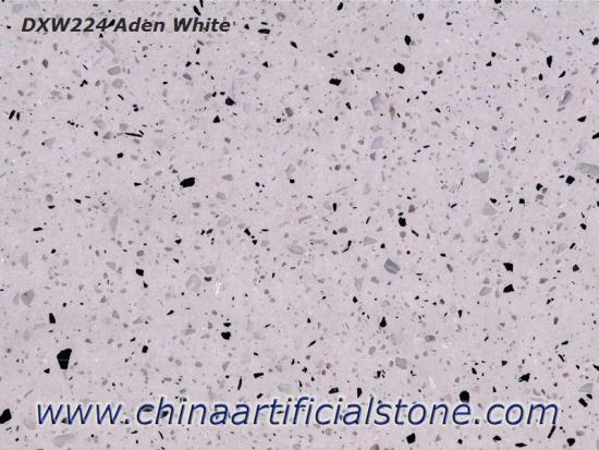 Artificial White Terrazzo Stone Tile