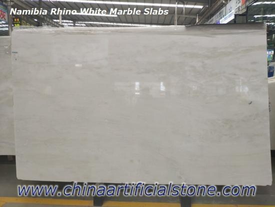 Namibia White Bianco Rhino Marble Slab