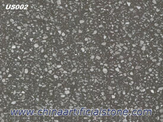 Dark Grey Terrazzo Floor and Wall Tile