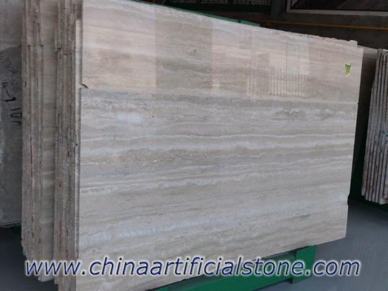 Italian Silver Travertine Slab